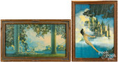 TWO MAXFIELD PARRISH LITHOGRAP