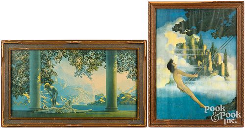 TWO MAXFIELD PARRISH LITHOGRAPHSTwo