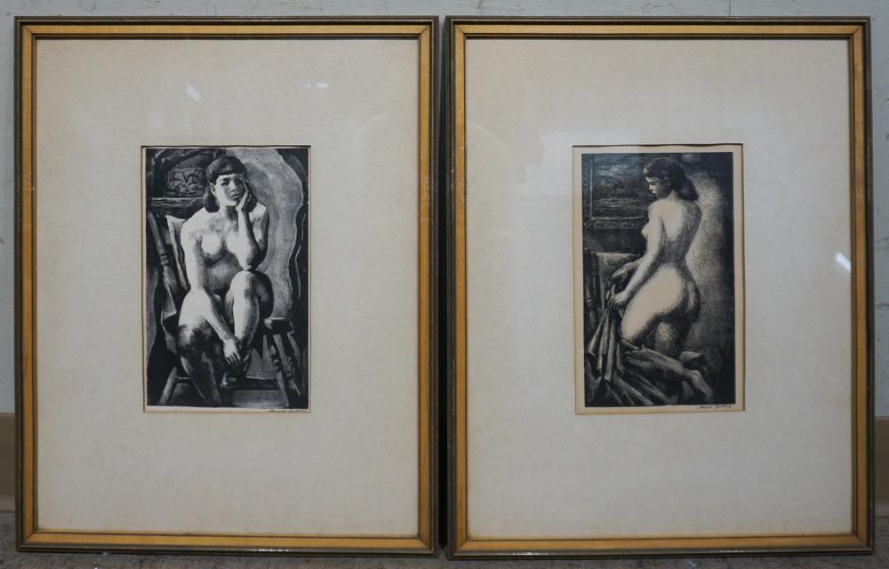 TWO MAXIM GOTTLIEB LITHOGRAPHS,