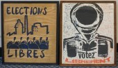 TWO 'MAY 68' FRENCH PROTEST AR