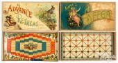 TWO MCLOUGHLIN BROS. BOARD GAM