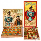TWO MCLOUGHLIN BROS. OLD MAID