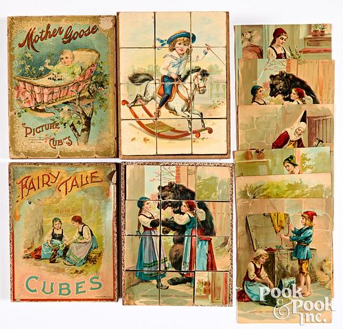 TWO MCLOUGHLIN BROS. PICTURE CUBE