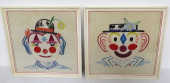 TWO MCM ERA NEEDLEPOINTS OF CL