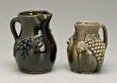 Two Meaders pottery pitchers,