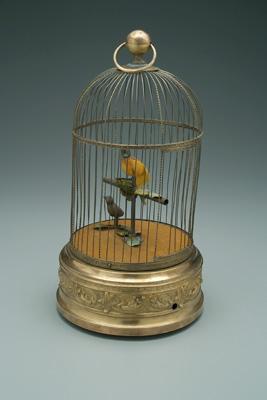 Two mechanical singing birds: in