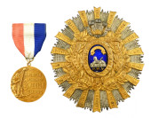 TWO MEDALS, C. 1900-20S, THE F