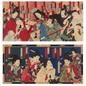 TWO MEIJI PERIOD JAPANESE TRIP