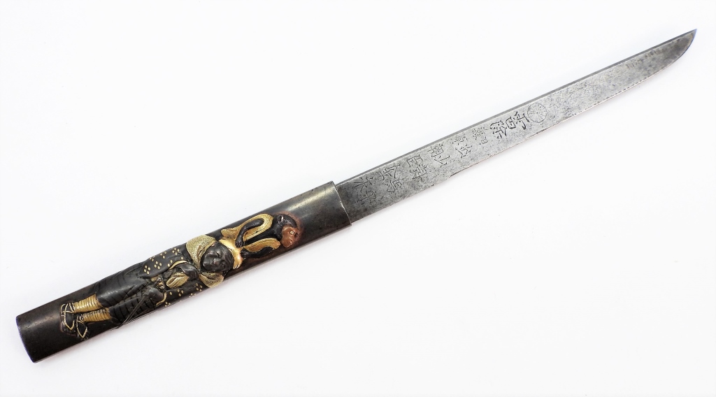 TWO MEIJI PERIOD KOZUKA KNIVES WITH