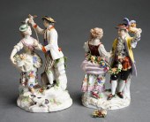 TWO MEISSEN FIGURAL GROUPS OF