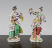 Two Meissen figures of Chinese