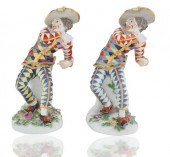 TWO MEISSEN FIGURES OF THE 'GR