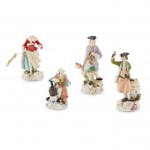 TWO MEISSEN FIGURES OF TRADESM