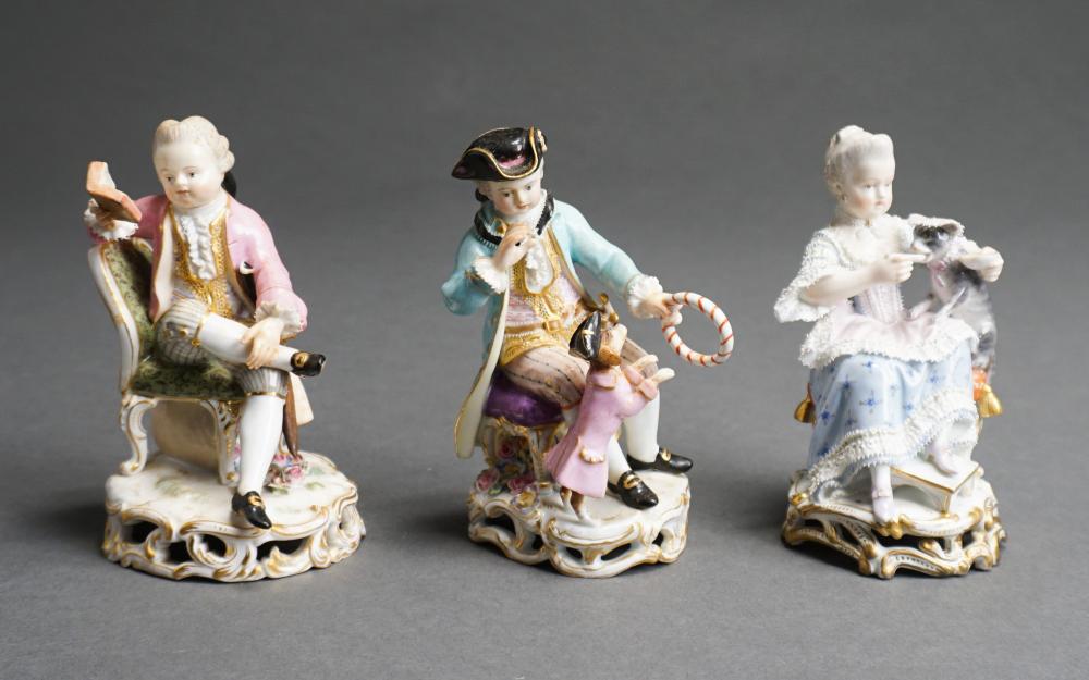 TWO MEISSEN FIGURES OF YOUNG BOYS