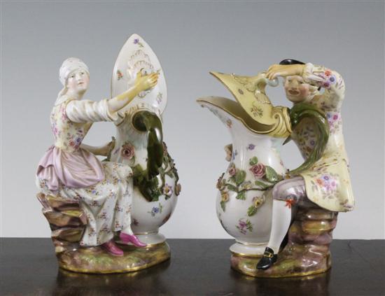 Two Meissen groups late 19th