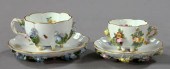 Two Meissen Porcelain Cups and