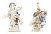 *Two Meissen Porcelain Zodiac