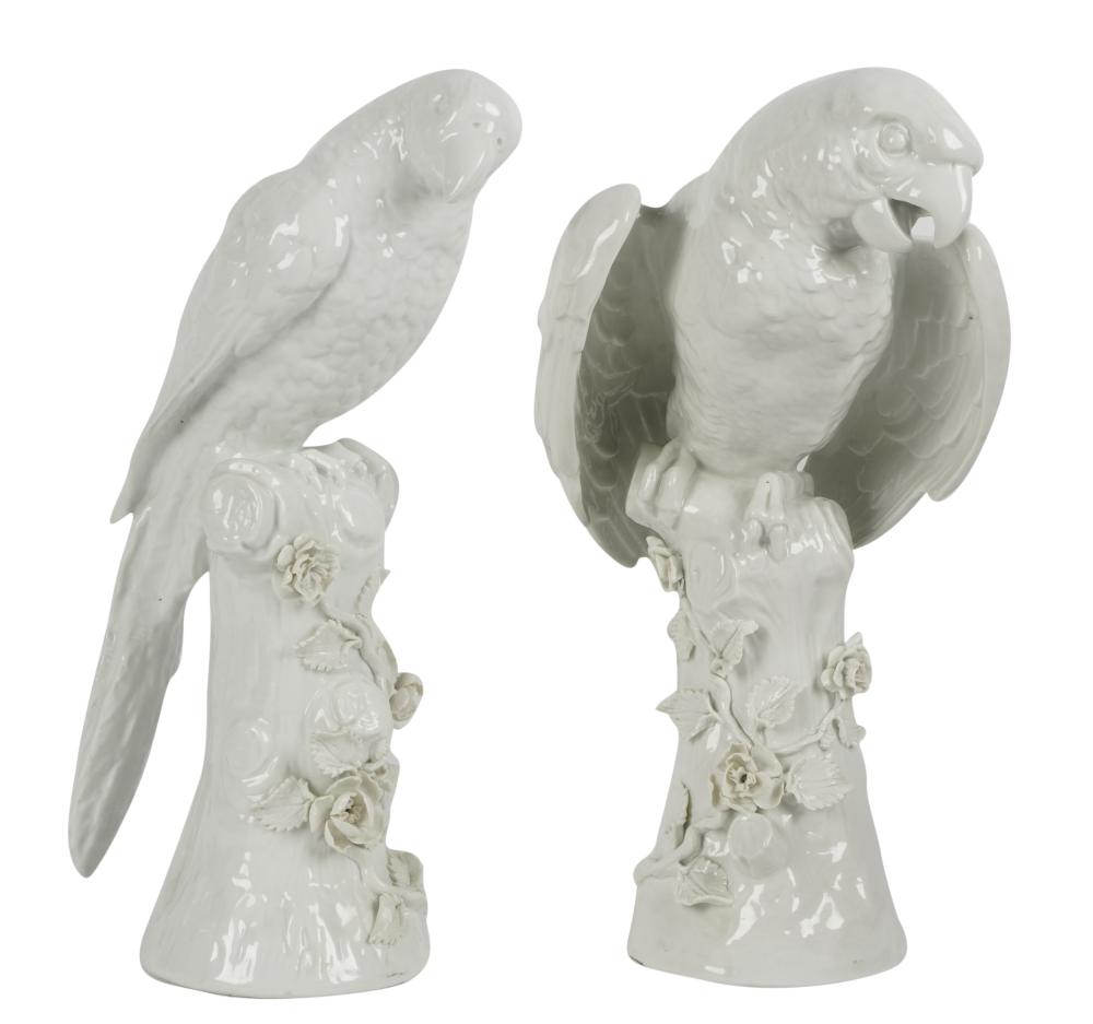 TWO MEISSEN-STYLE PORCELAIN