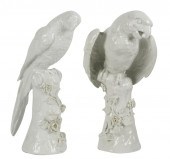 TWO MEISSEN-STYLE PORCELAIN PA