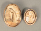 TWO MEMORIAL PINS EACH WITH WO