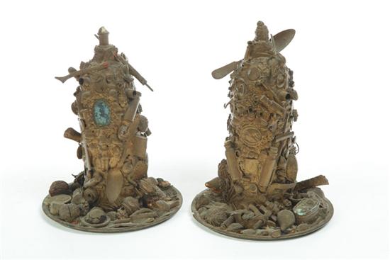 TWO MEMORY JUGS.  American  early