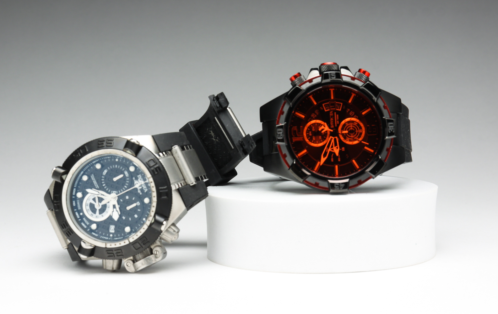 TWO MENS INVICTA WATCHES -