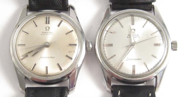 TWO MEN'S VINTAGE OMEGA SEAMASTER