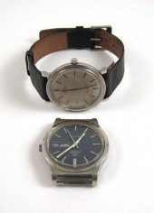 TWO MEN'S VINTAGE OMEGA WRIST