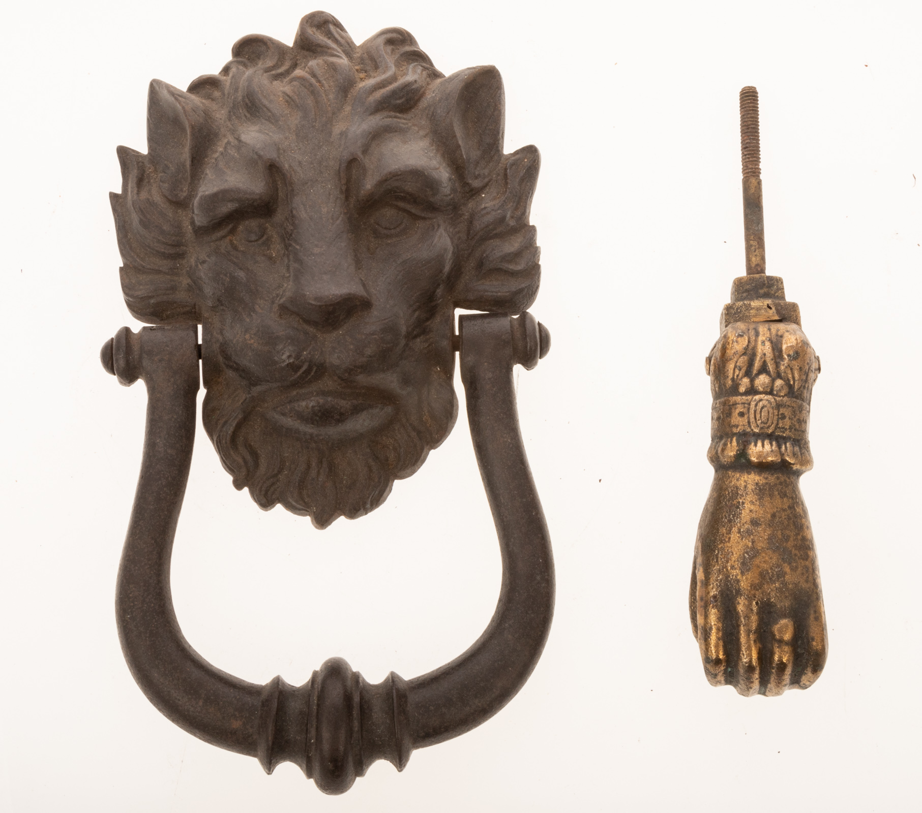 TWO METAL DOOR KNOCKERS One
