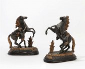 TWO METAL MODELS OF THE MARLEY
