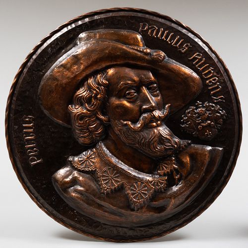 TWO METAL PLAQUES OF PETER PAUL