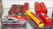 TWO METAL TRAIN SETS & A DECAN