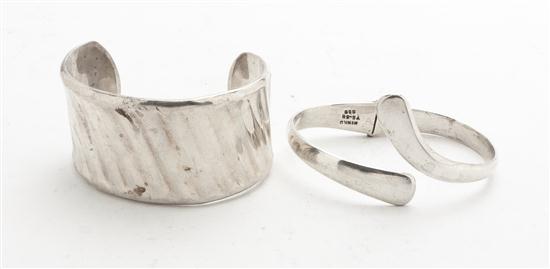 Two Mexican Sterling Silver
