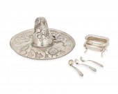 TWO MEXICAN STERLING SILVER TA