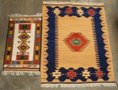 TWO MEXICAN WEAVINGS, 67 X 46-