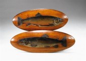     	Two "mezzo" mounted fish