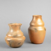 TWO MICACEOUS POTSTwo Micaceou