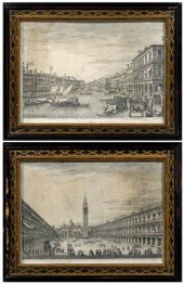 Two Michele Marieschi engravin