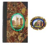 TWO MICRO MOSAIC PIECES, INCLU