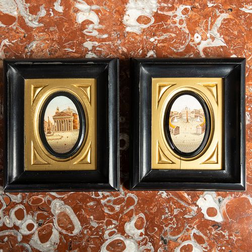 TWO MICROMOSAICS7 x 6 in.