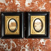 TWO MICROMOSAICS7 x 6 in. (fra