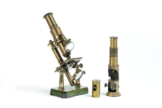 TWO MICROSCOPES.  American or