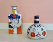 Two mid-century De Simone pott