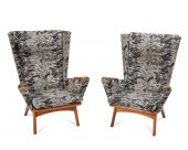 TWO MID-CENTURY MODERN ARMCHAI