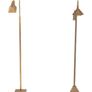 Two Mid-Century Modern Design Metal