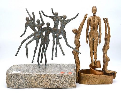 TWO MID CENTURY MODERN FIGURAL