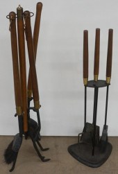 TWO MID-CENTURY MODERN FIRE TO