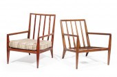 TWO MID-CENTURY MODERN MIXED W