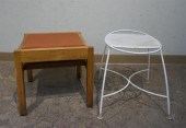 TWO MID-CENTURY MODERN STOOLST