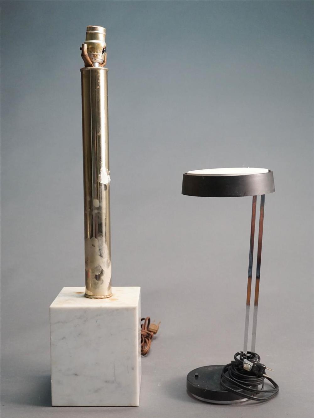 TWO MID-CENTURY MODERN TABLE LAMPS,